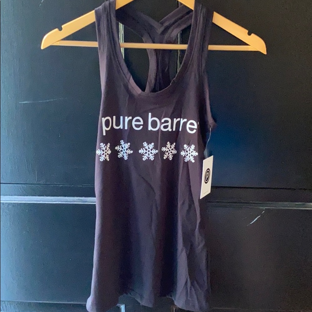 Pure Barre Holiday Snowflake Tank